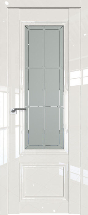 Глянцевая дверь со стеклом 2.103L